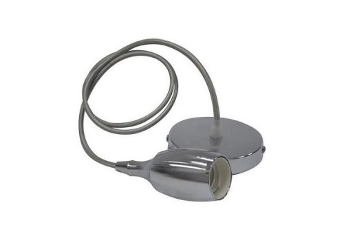 Светильник подвесной Horoz 230V E27 Хром 1м фото Светильник подвесной Horoz 230V E27 Хром 1м картинка